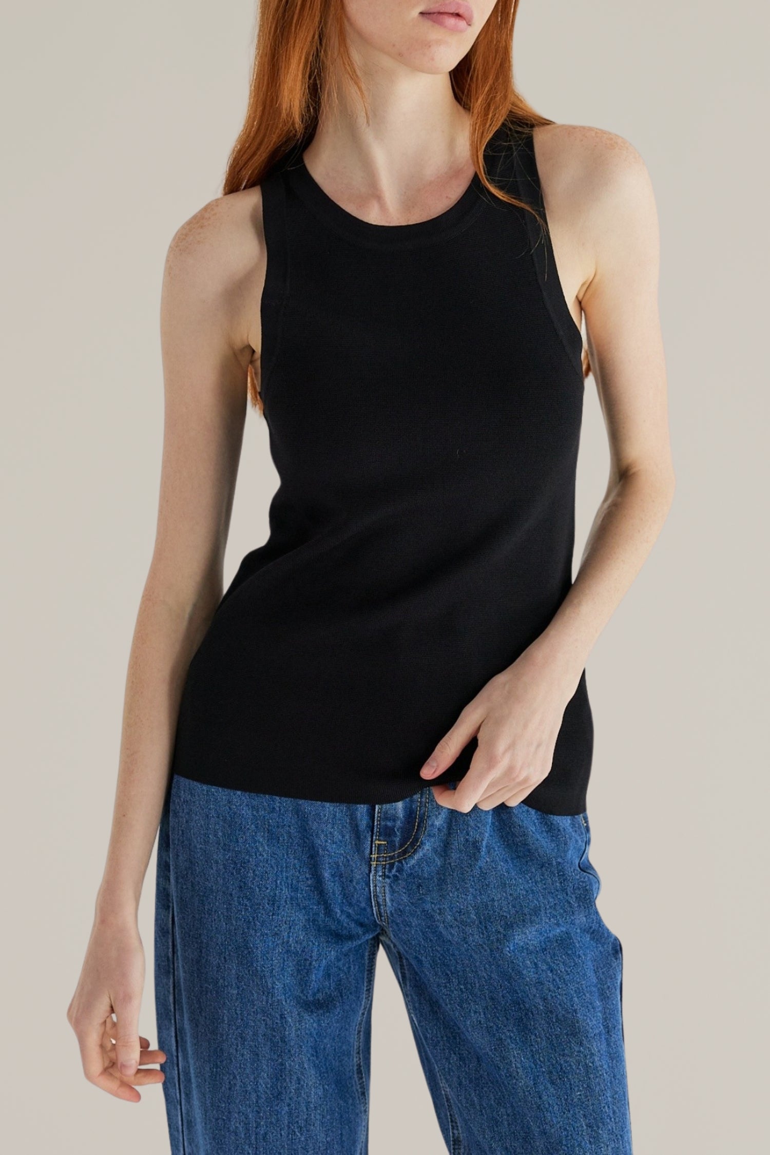 knit tank top