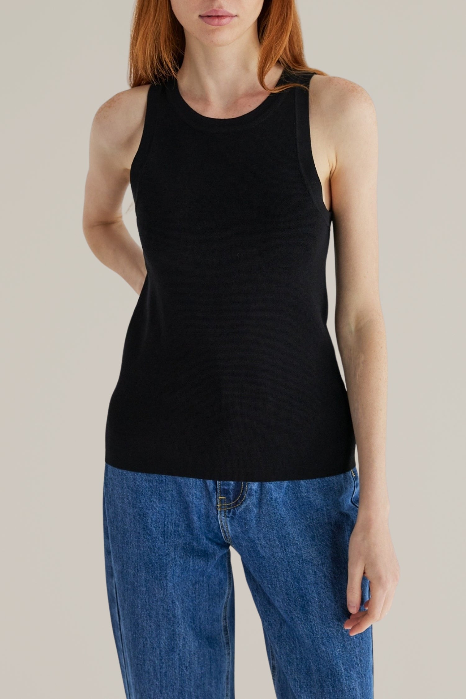 knit tank top