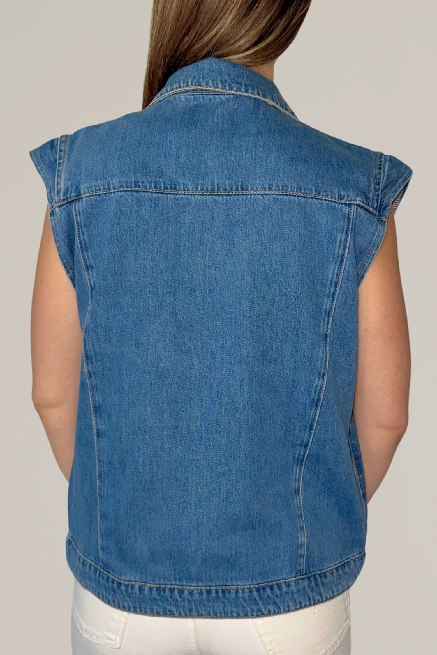 denim vest