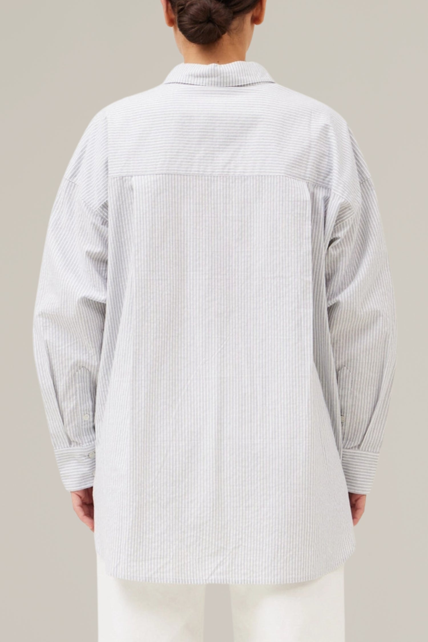 oversize button down shirt