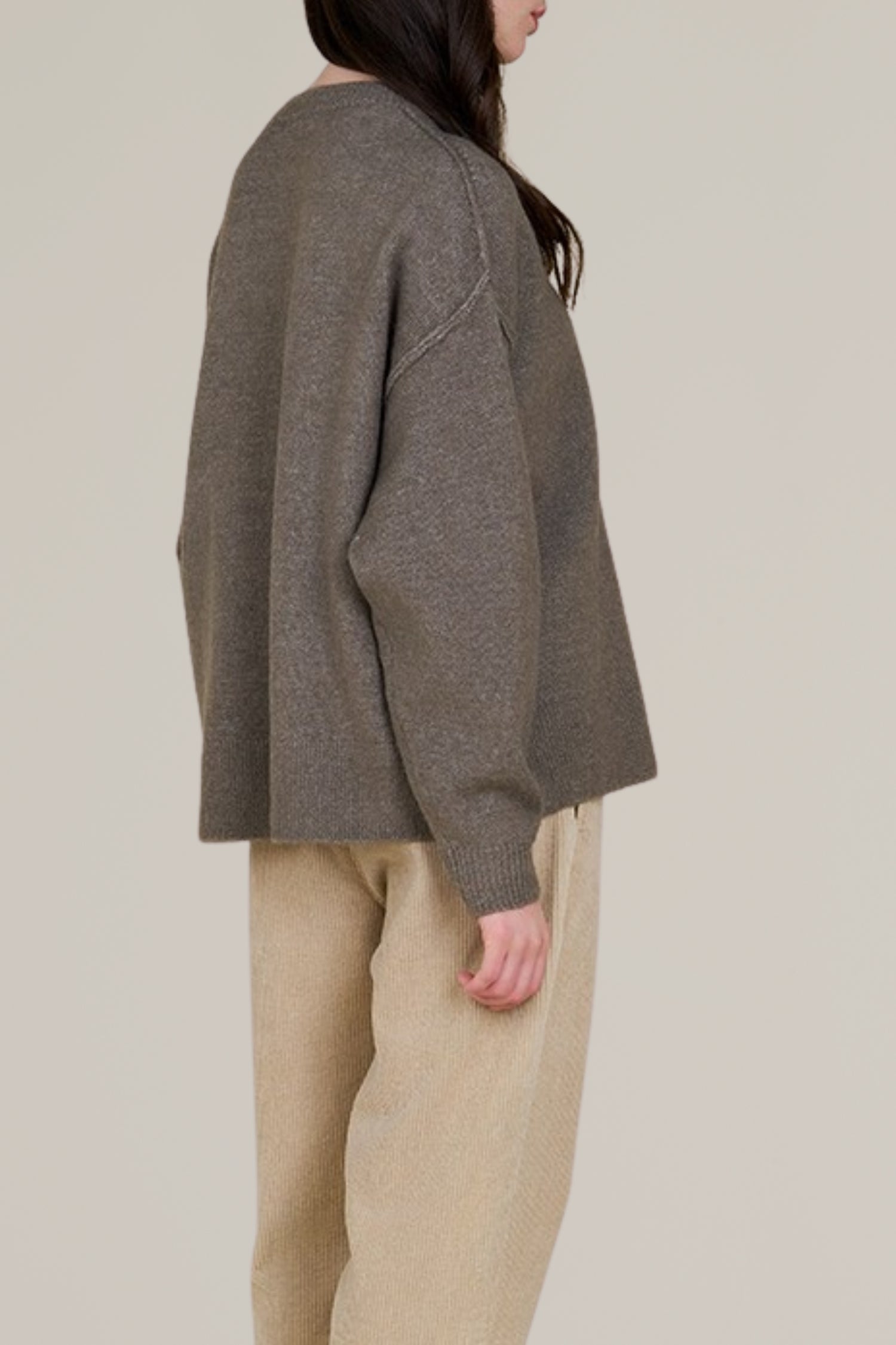 button down pullover sweater