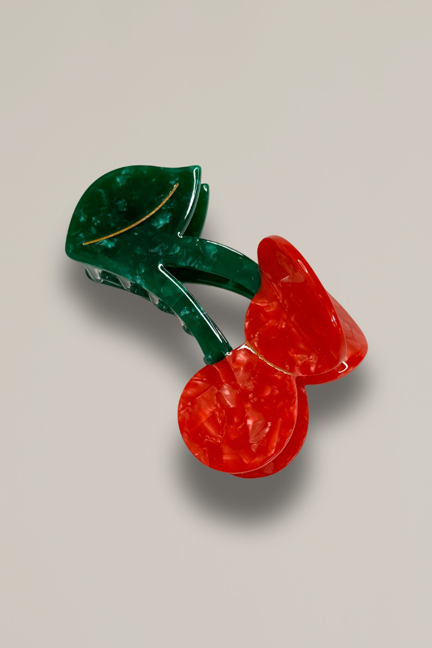 cherry hair clip