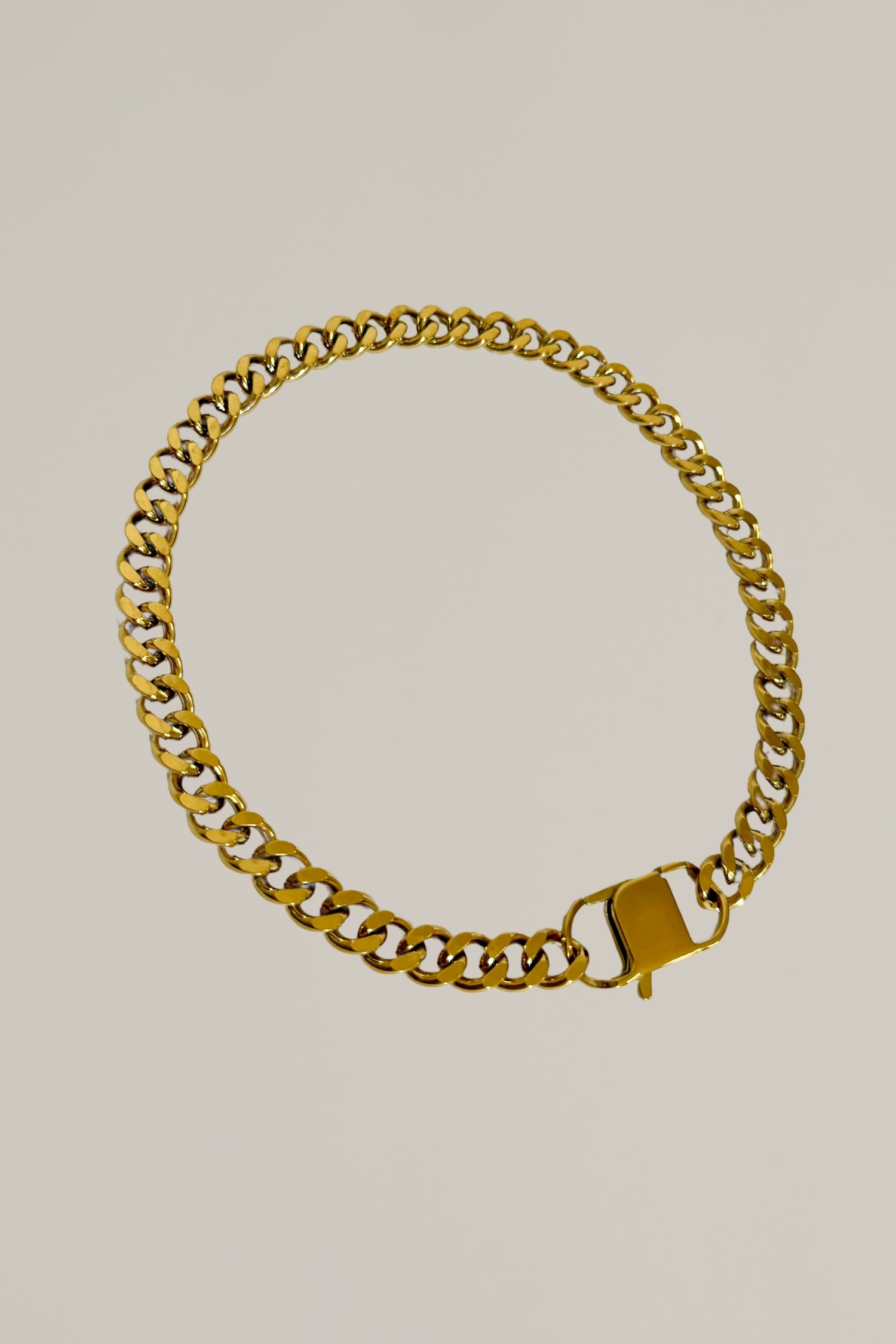 gold chain link necklace