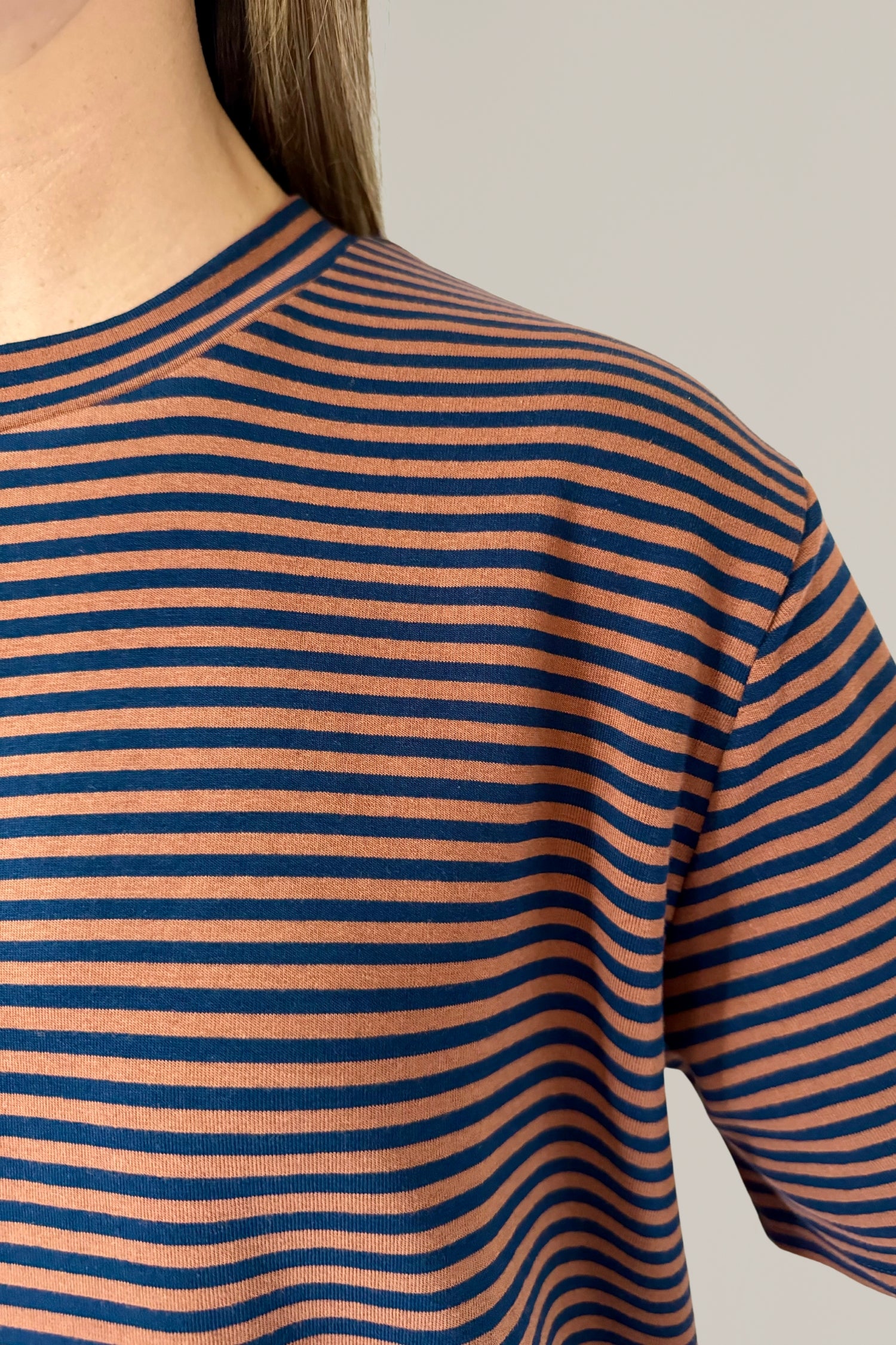 striped short sleeve t-shirt dress