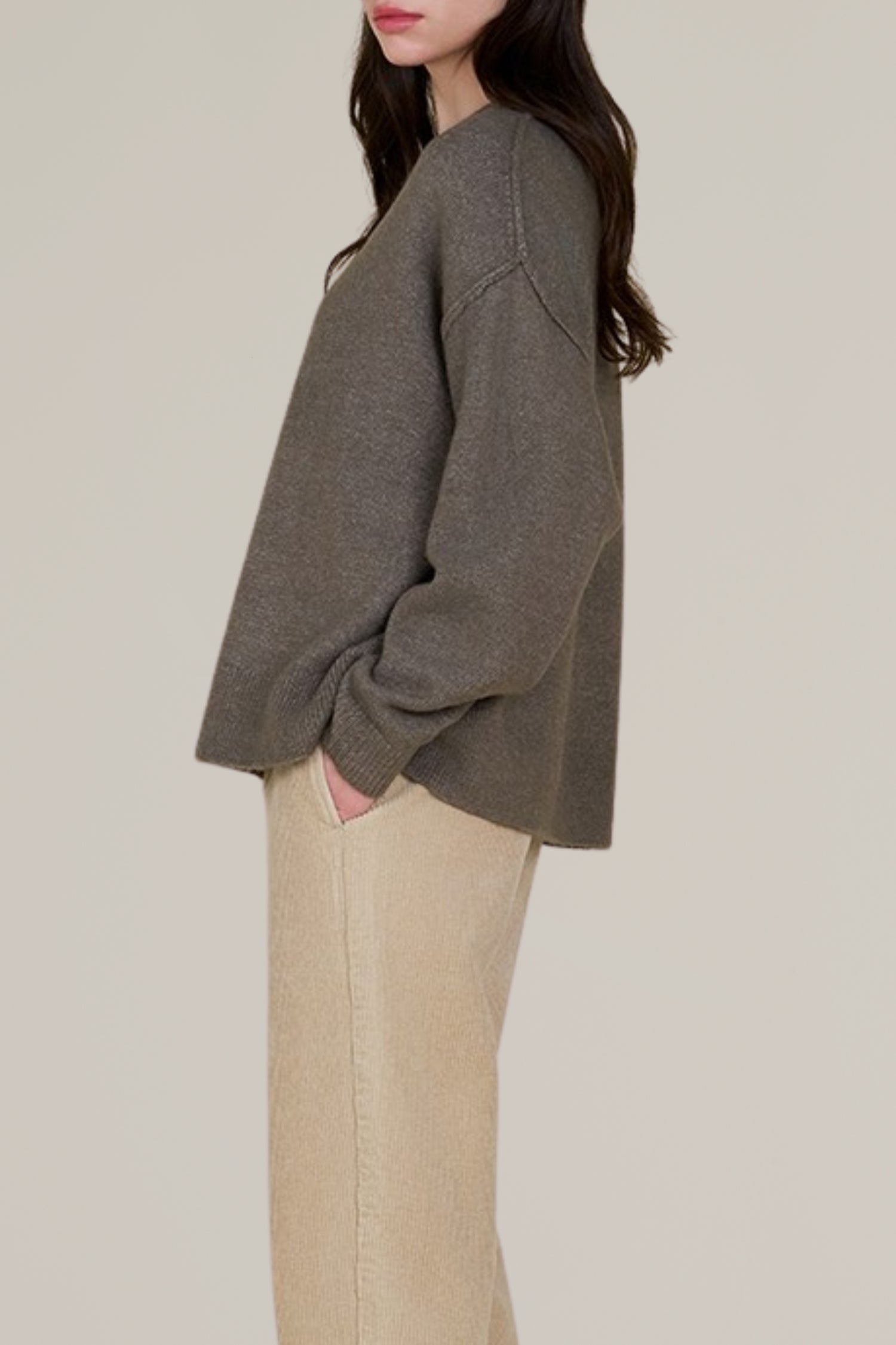 button down pullover sweater