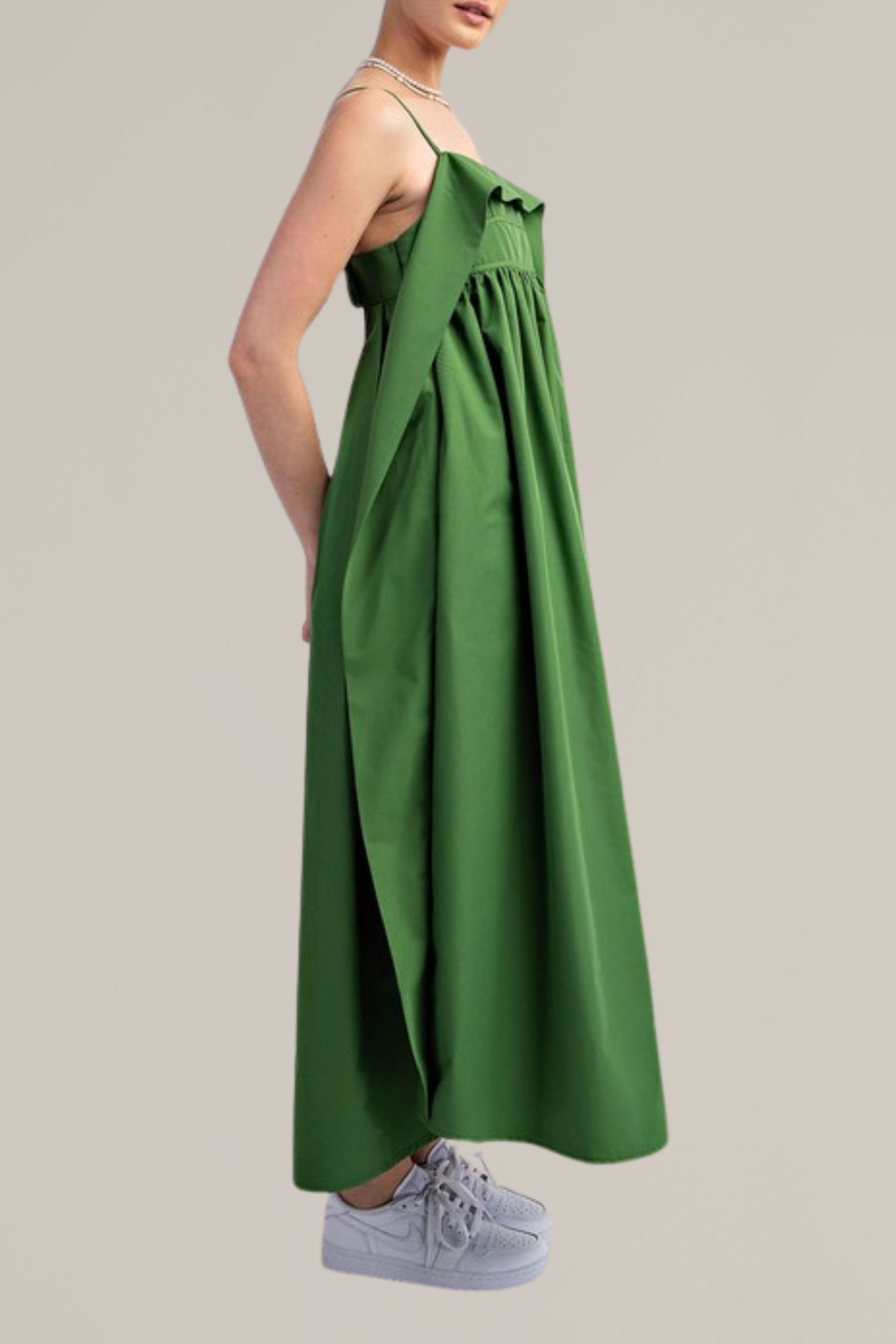 open back maxi dress