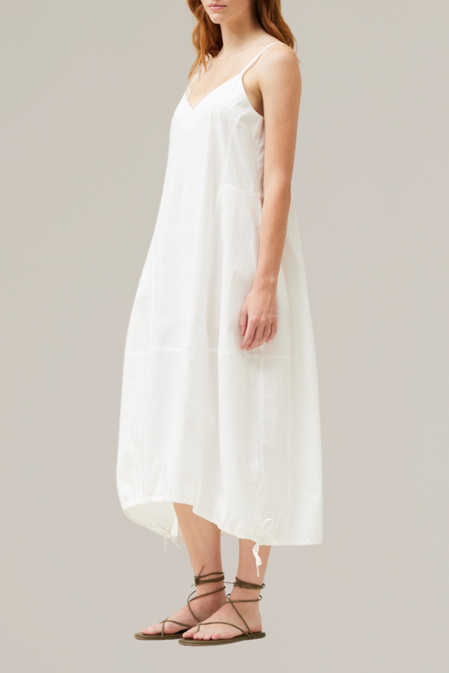 cotton poplin parachute dress
