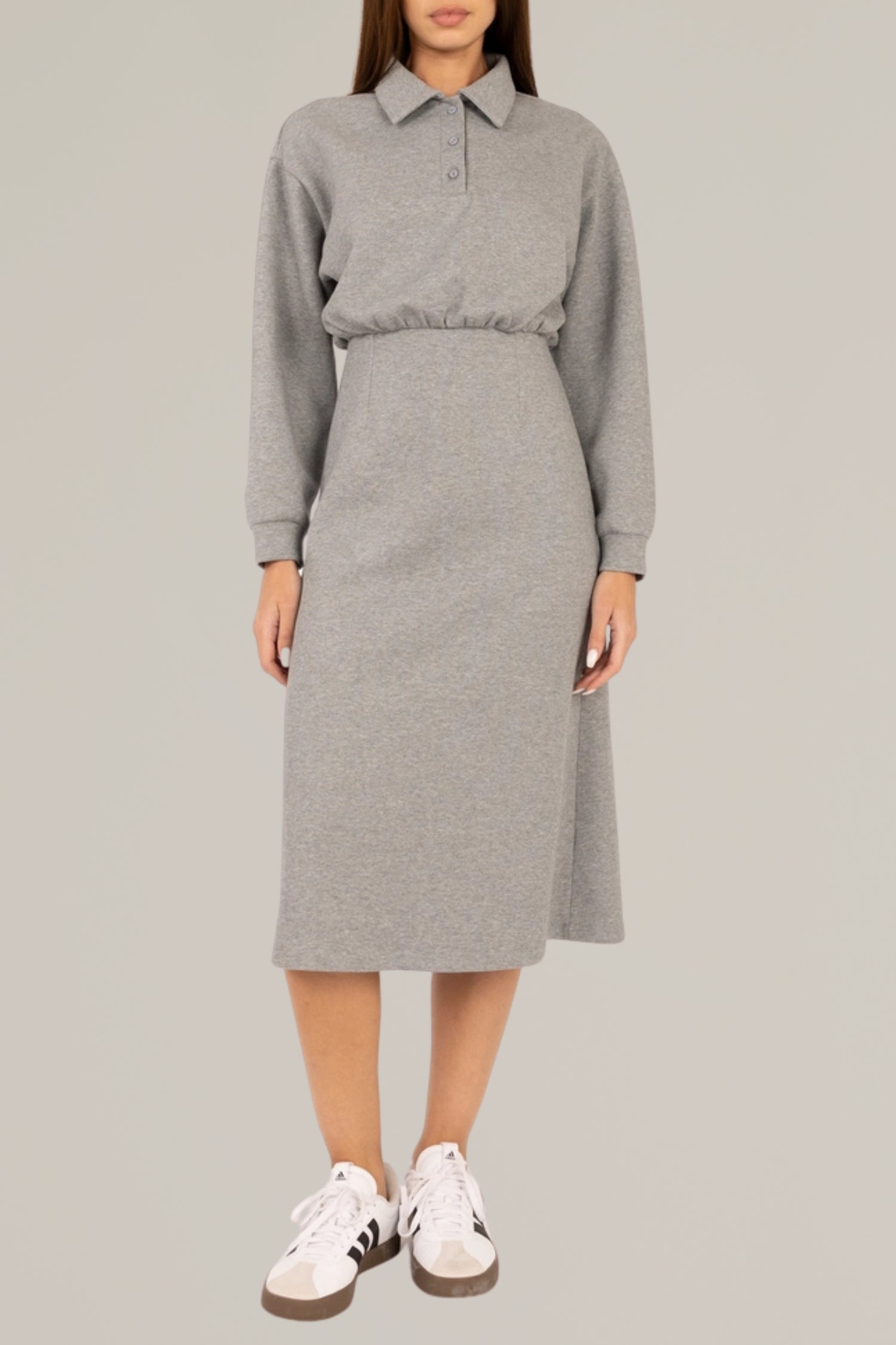 sweatshirt midi dress