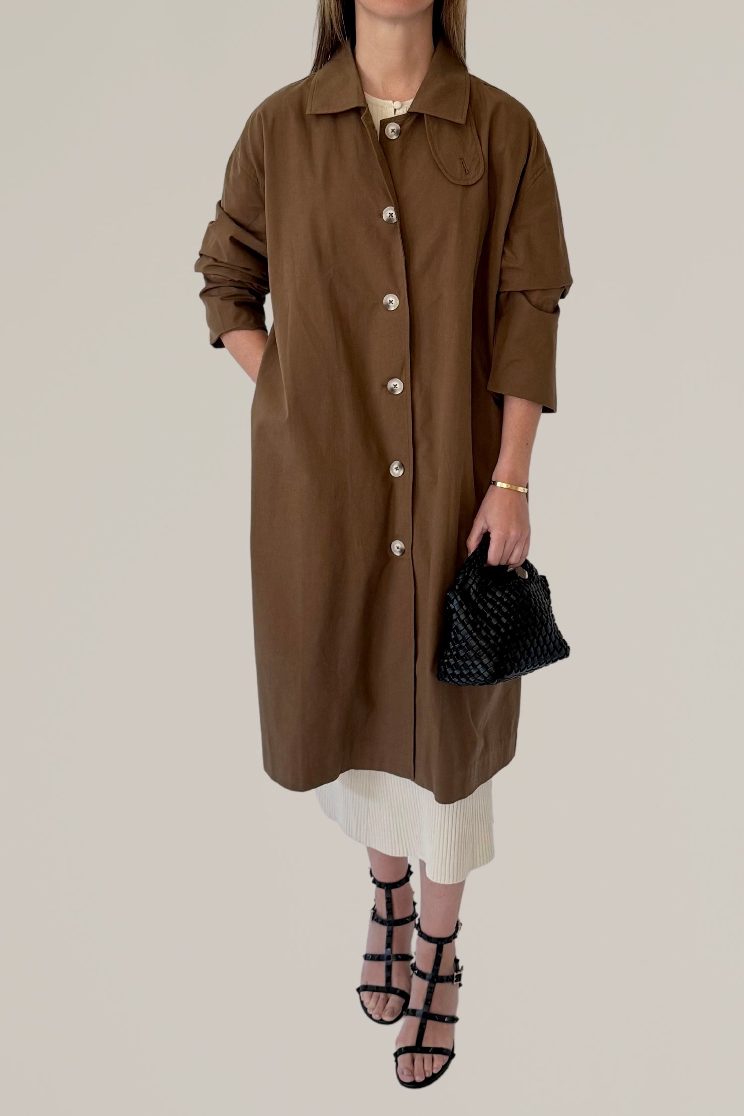 modern trench coat