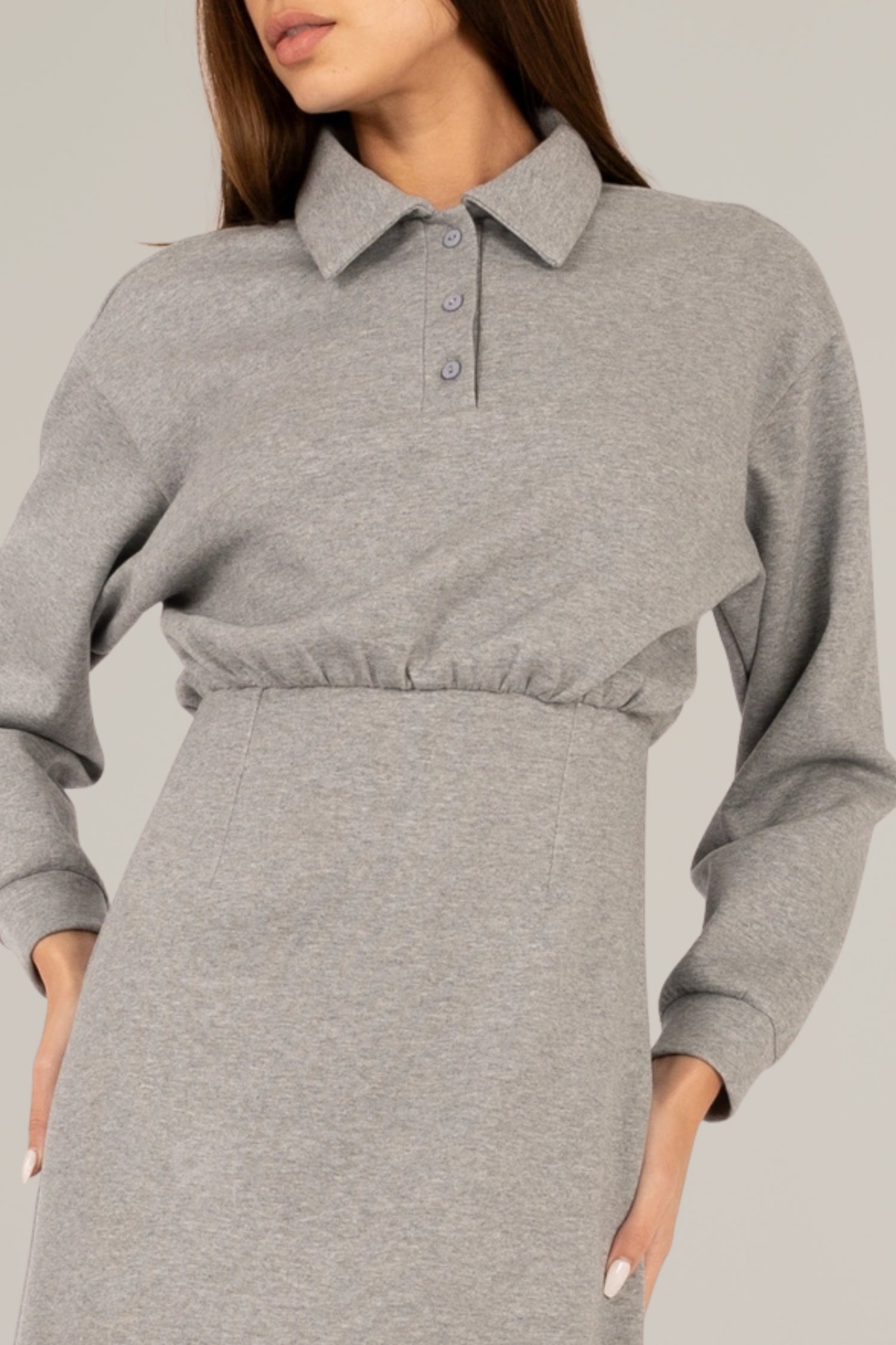 sweatshirt midi dress