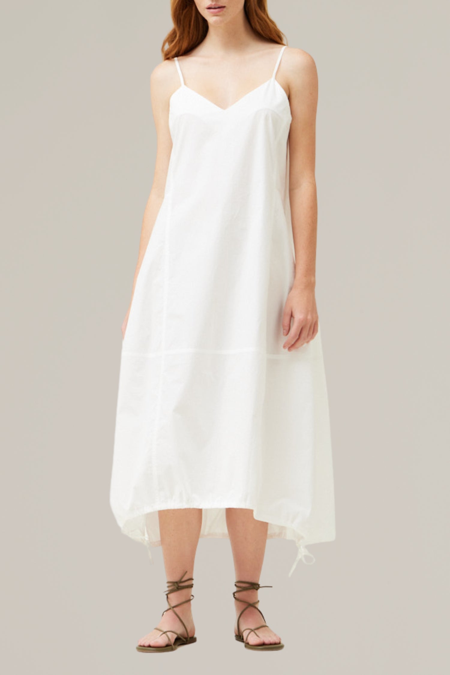 cotton poplin parachute dress