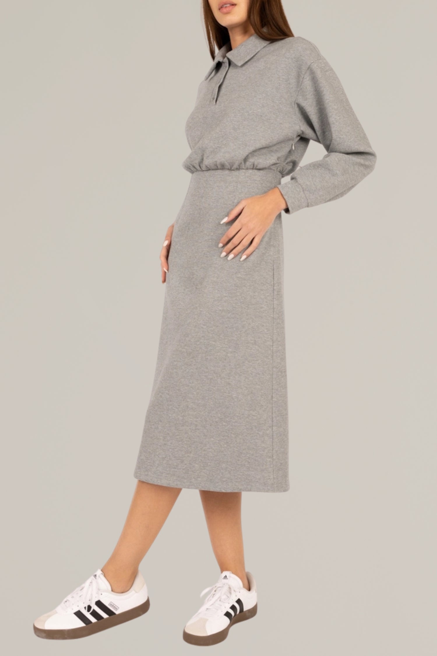 sweatshirt midi dress